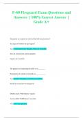 F-60 Fireguard Exam Questions and  AF-60 Fireguard Exam Questions and  Answers | 100% Correct Answer |  Grade Answers | 100% Correct Answer |  Grade A