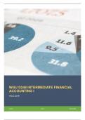 WGU D248 - PRACTICE QUESTIONS (ALL PRACTICE QUESTIONS FOR WGU D248 INTERMEDIATE FINANCIAL ACCOUNTING I QUESTIONS GO IN ORDER. UNIT 2-UNIT 10) WITH ACTUAL SOLUTIONS!!