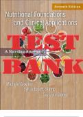 TEST BANK FOR Nutritional Foundations, and Clinical Applications: A Nursing Approach 7th Edition Author: Michele Grodner, Sylvia Escott-Stump, Suzanne Dorner