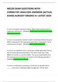 NR228 EXAM QUESTIONS WITH CORRECTRY ANALYZED ANSWERS (ACTUAL EXAM) ALREADY GRADED A+ LATEST 2024             