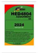 HED4804 Assignment 4 Assignment Task 4:WORD COUNT 2000 Write a 1600 -1800 -word essay in which you conduct research and write an essay in which you consider the agency of learners and teachers in the education environment in order to show the relationship