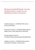 FNP women's health/FNP Boards: From Leik  3rd Edition (Women's Health, STIs, and  OBGYN)exam Questions And Answers