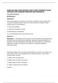  NURS 684 FINAL EXAM VERSION 3 WEST COAST UNIVERSITY EXAM COMPLETE WITH ANSWERS INDICATED AND RATIONALES