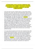AANP BOARD ACTUAL EXAM COMPLETE 2024  QUESTIONS AND CORRECT DETILED ANSWERS  (VERIFIED ANSWERS) |ALREADY GRADED  A+|BRAND NEW!!