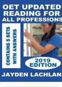 OET UPDATED READING FOR ALL PROFESSIONS JAYDEN LACHLAN