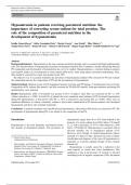 Hyponatremia in patients receiving parenteral nutrition: the importance of correcting serum sodium for total proteins. The role of the composition of parenteral nutrition in the development of hyponatremia Emilia Gómez-Hoyos1 ● Silvia Fernández-Peña1 ● Ma