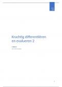 Samenvatting KLC: Differentiëren en evalueren