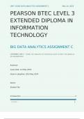 UNIT 10 BIG DATA ANALYTICS ASSIGNMENT C (Distinction)