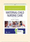 DAVIS ADVANTAGE FOR MATERNAL CHILD NURSING CARE 3RD EDITION SCANNELL TEST BANK