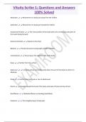 Vituity Scribe 1; Questions and Answers  100% Solved Abduction Movement of a body part away from the midline Adduction Movement of a body part toward the midline Anatomical Position The erect position of the body with arms at the side and palms of  the ha