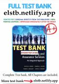 THE Test Bank for Auditing and Assurance Services 16th Edition Arens