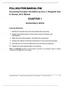 Solution Manual For Accounting Principles 14th Edition By Jerry J. Weygandt, Paul D. Kimmel ||All  Verified Chapters ( 1-25)||Latest Version 2024 A+