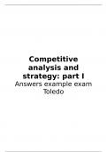 Answers example exam Toledo: part I