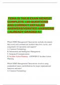 FEMA IS 700.B EXAM NEWEST COMPLETE 120 QUESTIONS AND CORRECT DETAILED ANSWERS(VERIFIED ANSWERS) | ALREADY GRADED A+