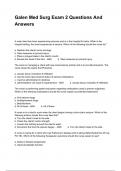 Galen Med Surg Exam 2 Questions And Answers