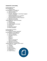 Samenvatting vakdidactiek 2