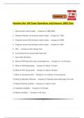 Hondros Nur 166 Exam Questions and Answers 100% Pass