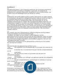 Samenvatting KAM Managementsystemen