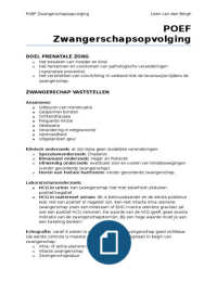 POEF Zwangerschapsopvolging