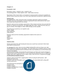 Principles of Economics year 1 block 1 IBMS