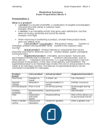 Advanced Marketing Summary - IBMS Year 1