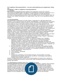 samenvatting cognitieve neuropsychiatrie een procesbenadering van symptomen