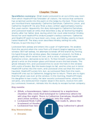 Wuthering Heights- Chapter 3 Revision Notes