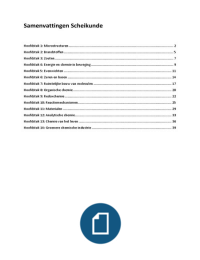 Biologie, Natuurkunde en Scheikunde vwo 4, 5 & 6 en Laagland Literatuur samengevat!