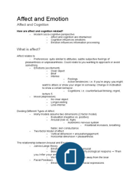 Economic and Consumer Psychology - Lecture 8