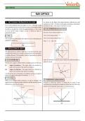 Ray Optics Class 12 Class Notes for CBSE boards preparation