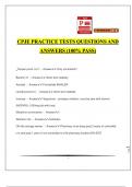 CPJE PRACTICE TESTS QUESTIONS AND ANSWERS (100% PASS)