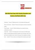 1 SCM 300 Final Exam ASU Practice Questions and Answers (Verified) 100% Pas