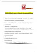 1 SCM 300 EXAM Guide 3 ASU with Complete Solution