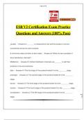 ESB V2 Certification Exam Practice Questions and Answers (100% Pass)