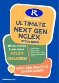 ReMar Nurse Next gen Nclex study notes  A+ Latest 