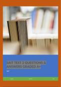 SAIT TEST 2 QUESTIONS & ANSWERS GRADED A+