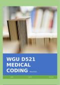 WGU D521 MEDICAL CODING (This section explains what medical coding is and how it began. You will learn about each of the coding data sets (ICD-10-CM, ICD-10-PCS, HCPCS, and CPT) used in outpatient and inpatient settings. In this unit, you will examine wha