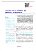 Classification of Elements and Periodicity in Properties