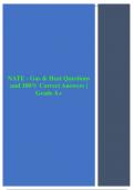 NATE - Gas & Heat Questions  and 100% Correct Answers | Grade A+