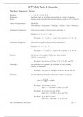 ACT Math Facts & Formulas Numbers, Sequences, Factors