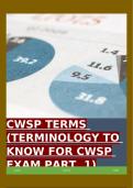 CWSP TERMS (TERMINOLOGY TO KNOW FOR CWSP EXAM PART. 1)