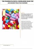 2024-2025 TEST BANK THE PHARMACOLOGICAL KNOWLEDGE BASE FOR ADVANCED PRACTICE NURSES