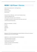 WOBC 1-20 Phase 1 Review. Questions And Answers With Real Tests