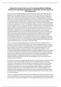 Assess the value of the source in revealing British attitudes towards the Aboriginal population of Australia and the impact of the settlement?