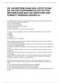 NR. 546 MIDTERM EXAM 2024 LATEST EXAM /  NR. 546 PSYCHOPHARMACOLOGY ACTUAL  MIDTERM EXAM WITH 200 QUESTIONS AND CORRECT ANSWERS GRADED A+   