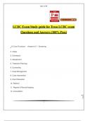 LCDC Exam Study guide for Texas LCDC exam Questions and Answers (100% Pass)