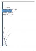 CTS1120 - Fundamentals of Information Security FINAL