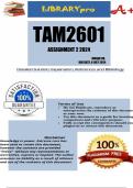 TAM2601 Assignment 2 (COMPLETE ANSWERS) 2024 - DUE 8 July 2024