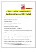 Casualty Producer NJ Exam Practice Questions and Answers (100% Verified)