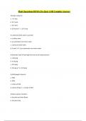 Plant Operations BOMA Pre-Quiz 1-100 Complete Answers 